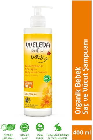 Weleda Calendula Özlü Organik Saç Ve Vücut Şampuanı 400 ML