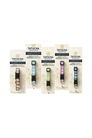 Patibon Premium Galaxy Harmony Kedi Boyun Tasması, Kahverengi, 11 X 35 Cm, Özel Koleksiyon