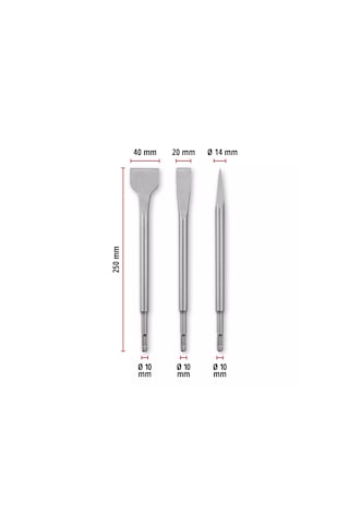 Einhell SDS PLUS keski murç seti 3 parça 250 mm - 49247200