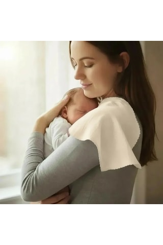 Babyjem Bürümcük Anne Omuz Örtüsü Ekru