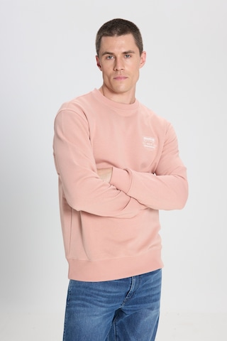 Wrangler Regular Fit Normal Kesim Bisiklet Yaka Pembe Sweatshirt W242338613 Pembe
