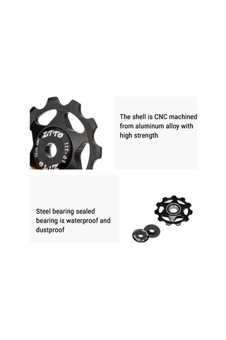 Fosenze Alüminyum Ve Çelik Bisiklet Arka Vites Geri Tekerleği, Pürüzsüz Peryot, 11t, Renkli, Uzun Ömürlü Kayar Top Rulmanlı