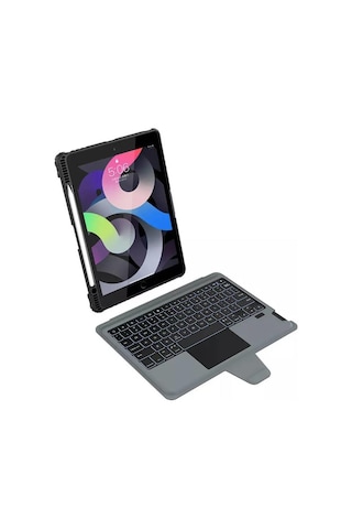 Nillkin Apple Uyumlu iPad 10.2 2019 /2021 Klavye Kılıf Set