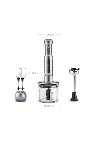 Karaca Mastermaid Prosteel Cam Hazneli 1000 W Mikser Blender Set