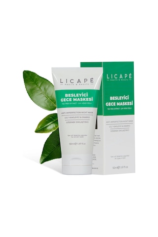 Licape-besleyici Gece Maskesi Çay Ağacı Özlü 50ml Sku: Smg8690010492708