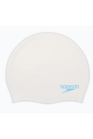 Speedo Düz Kalıplı Silikon Çocuk Yüzme Bonesi Beyaz 8-7099017621 Beyaz