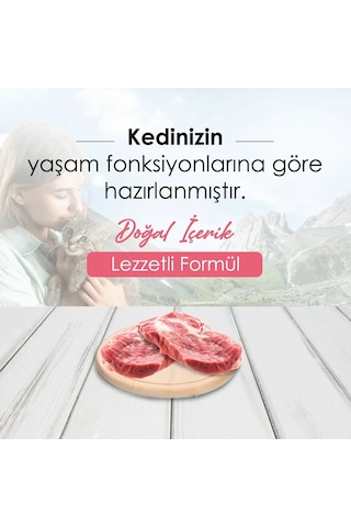 Bonnie Kuzu Etli ve Pirinçli Yetişkin Kedi Maması 3 x 1500 G