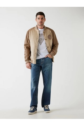 Guess Varsity Erkek Çok Renkli Bomber Ceket M5bl2bk1062-fn47 Çok Renkli