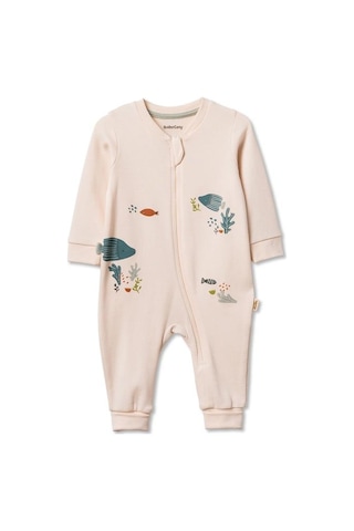 Babycosy Organic Wear Bebek Tulum Organik Pamuk , Bebek - Yenidoğan- Csy8212 Cream