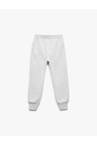 Koton Basic Jogger Gri Kız Çocuk Eşofman Altı 6wkg40062ak Gri