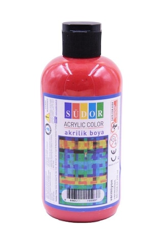 Südor Akrilik Boya 250 Ml Vermiyon 22 Çok Renkli