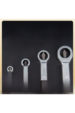 Geeksen Ev İçin Paslı Vida Ve Somun Açıcı, 4'lü Cr-v Çelik Set - Somunları Kolayca Ayırma Ve Kırma Aleti
