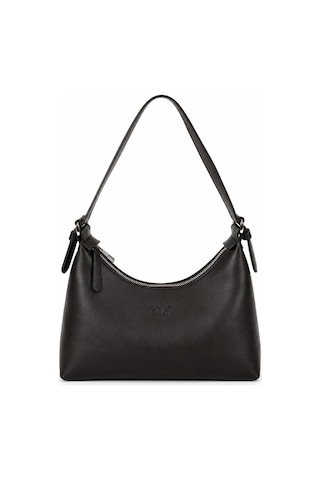 Levano Leather Kadın Suni Deri Omuz Çantası Fermuarlı Günlük Hobo Çanta Şık Minimal Tasarım Siyah Levano Leather Kadın Suni Deri Omuz Çantası Fermuarlı Günlük Hobo Çanta Şık Minimal Tasarım Siyah
