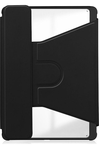 Ximistore9 Samsung Tab S9fe İçin Siyah 360 Döner Deri Kılıf + Bluetooth Klavye Kombinasyonu