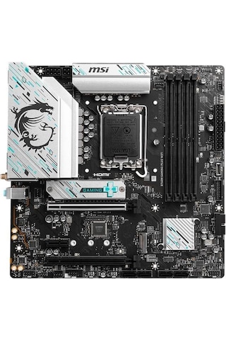 Msı B760m Gamıng Plus Wıfı Ddr5 6800mhz 2xhdmı 2xdp 2xm.2 Usb 3.2 Matx 1700p 12. / 13. Ve 14. Nesil İşlemci Uyumlu