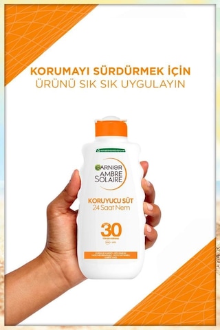 Garnier Ambre Solaire Güneş Kremi Koruyucu Süt SPF 30 200 ML