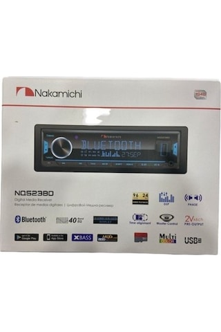 Nakamichi Nq523Bd 3 Amfi Çıkışlı Dsp Li 4X50 Watt Bluetooh Rgb N11.261