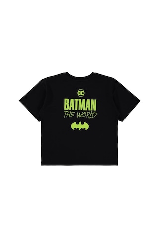 Batman Baskılı 6-9 Yaş Tişört Siyah