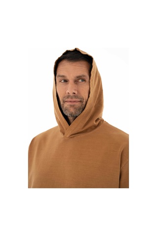 AR-MA Arma Erkek Oversize Kısa Kollu Kanguru Cepli Kapşonlu Sweatshirt 001
