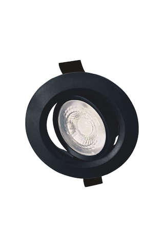5 Adet Cata Ct 5200 Lal Siyah Kasa 7w Sıva Altı Led Spot Gün Işığı 3200k
