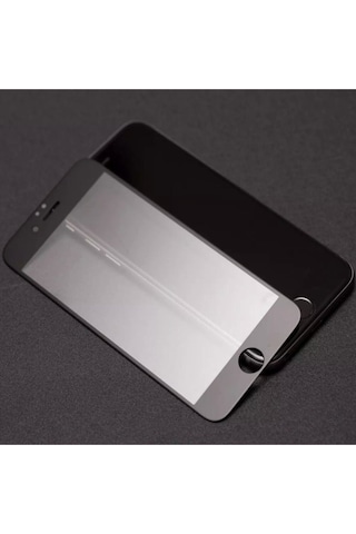 Apple Uyumlu iPhone 7 Plus/ 8 Plus Mat Ekran Koruyucu Temperli Cam Parmak Izi Bırakmaz Siyah