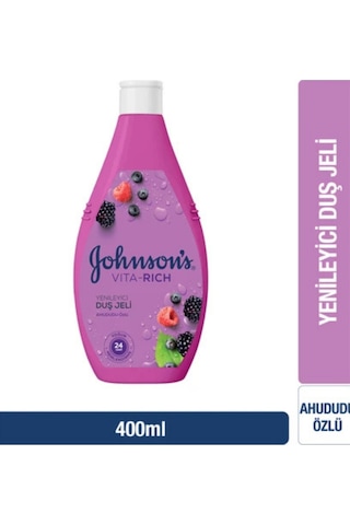 Vita-rich Ahududu Özlü Duş Jeli 400 Ml Yenileyici, Yumuşak Ve Ferahlatıcı Duş Deneyimi Ahududu