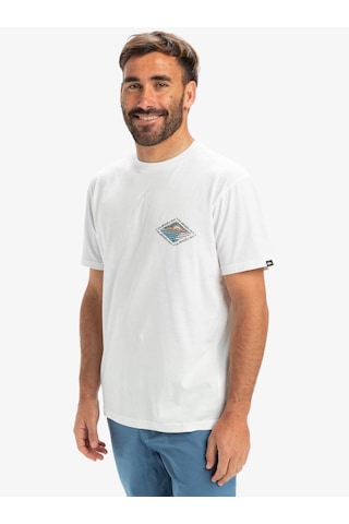 Quiksilver Evo Future Islands Ss Erkek T-shirt-29748 Beyaz