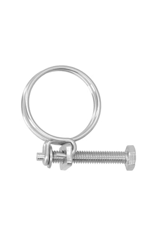 Samdoo 201 Paslanmaz Çelik Çift Tel, Korozyona Dayanıklı, Ayarlanabilir Hortum Klipsi, 19-22 Mm Aralığı