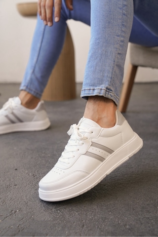 Daxors D0163 Günlük Ortopedik Erkek Sneaker Spor Ayakkabı Gri