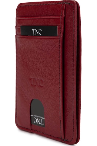 Tamer Tanca Unisex Hakiki Deri Bordo Kartlık 688 1012 Krtlk Y25 Bordo Bordo