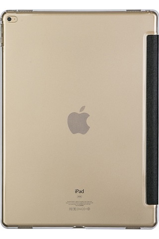 iPad Uyumlu Pro 12,9 İnç Dört Katlı İpek Dokulu Origami Standlı Akıllı Deri Kılıf