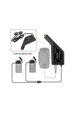 Djı Mavic Mini İçin 3 İn 1 Araç Şarj Cihazı 50 Dakika Hızlı Şarj