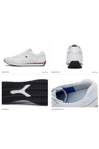 Growish Gd0137 Hakiki Deri Günlük Kullanım Darbe Emici Termoaktif Hafif Taban Spesifik Beyaz Renk Casual Spor Klasik Sneaker Ayakkabı