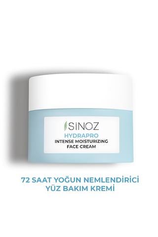 Sinoz Hydrapro Su Bazlı 72 Saat Yoğun Nemlendirici Yüz Bakım Kremi 50 ML