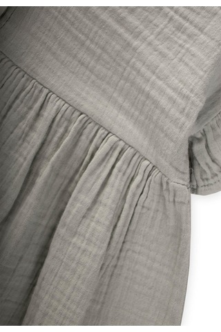 Cigit Organik Müslin Elbise 2-8 Yaş Su Yeşili SU YEŞİLİ