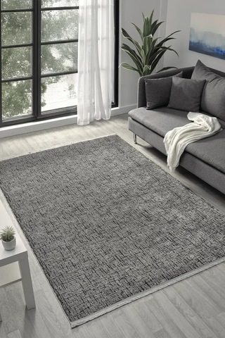 Seyran Halı Roma 419 Antrasit Akrilik Makine Halısı