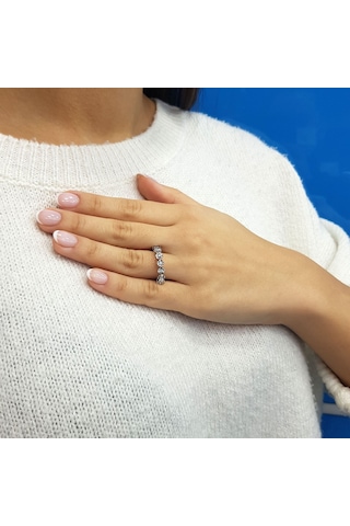 Lova 1,20 Karat Efektli Pırlanta Yeditaş Yüzük - 1070221