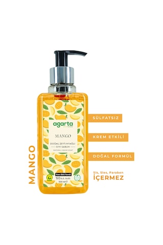 Agarta Doğal 500 ML Mango Sıvı Sabun