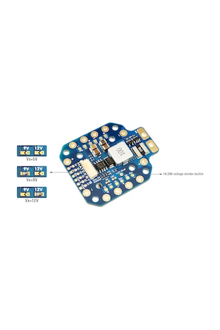 Matek Pdb-hex 12s W/ 264a Bec 5a Drone Güç Dağıtım Kartı