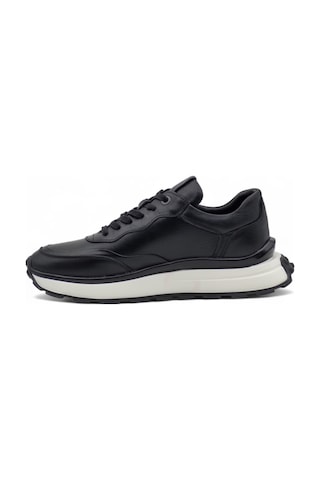 Voyager 1001 Erkek Hakiki Deri Sneaker Siyah