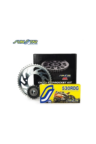 Zincir Dişli Seti Honda Cbr Rr 1000cc Zincir: Sunstar 530rdg Çelik-114 Ön: Jt 16t Arka: Sunstar 42t 2006-2007