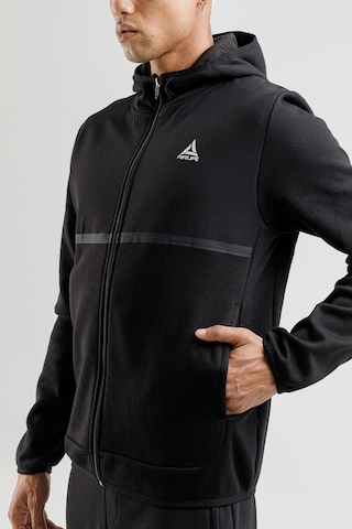 Airlife Engineered Hr Fleece I Erkek Tam Boy Fermuarlı Ve Kapüşonlu Eşofman Takımı Siyah