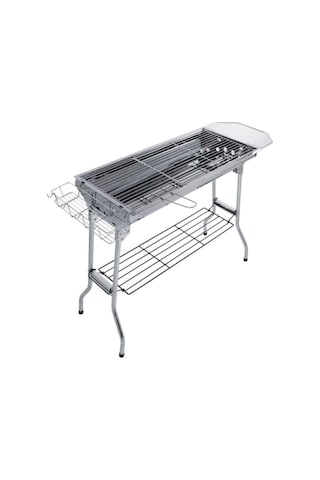 Portatif Katlanabilir Mangal - Madfox Grilmate Bbq - Silver - 547307 Diğer
