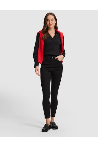 Pierre Cardin Siyah Skinny Fit Jean Pantolon 50330663 Vr046