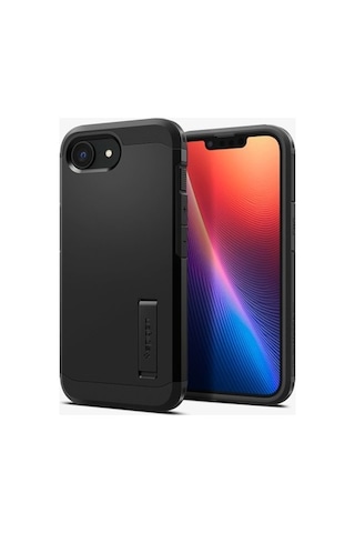 Spigen Apple iPhone Uyumlu 17e / 16e İle Uyumlu Magsafe Kılıf Tough Armor Mag Fit Stand Özellikli Çift Katmanlı