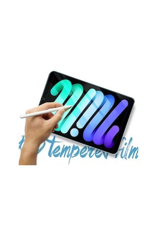 Apple Uyumlu iPad Mini 6 2021 Tablet Blue Nano Screen Protector Kırılmayan Ekran Koruyucu Kılıf