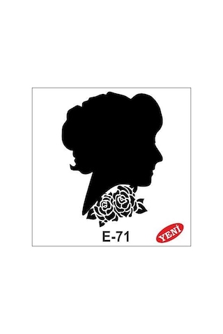 E-71 Artebella Stencil 10x10 Cm