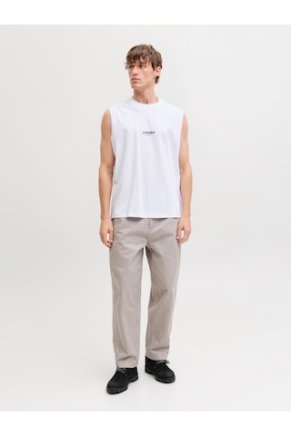 Jack & Jones Soho Erkek Beyaz Atlet 12288001-w
