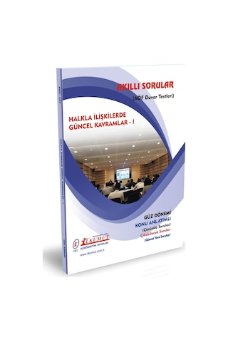 İlkumut Yayınları - Halkla İlişkilerde Güncel Kavramlar - 1 - Konu Anlatımlı - Çözümlü Sorular İlkumut Yayınları - Halkla İlişkilerde Güncel Kavramlar - 1 - Konu Anlatımlı - Çözümlü Sorular
