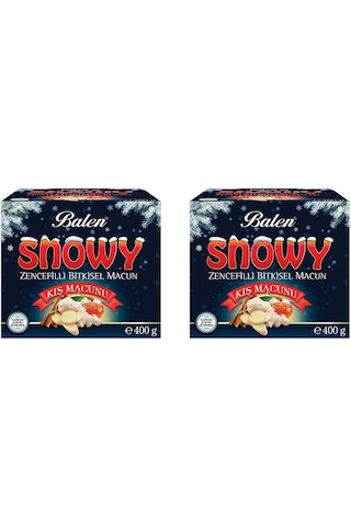 Balen Snowy Zencefilli Kış Macunu 400 G x 2 Adet